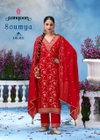 Soumya By Rangoon Russian Kurti With Bottom Dupatta Orders In India